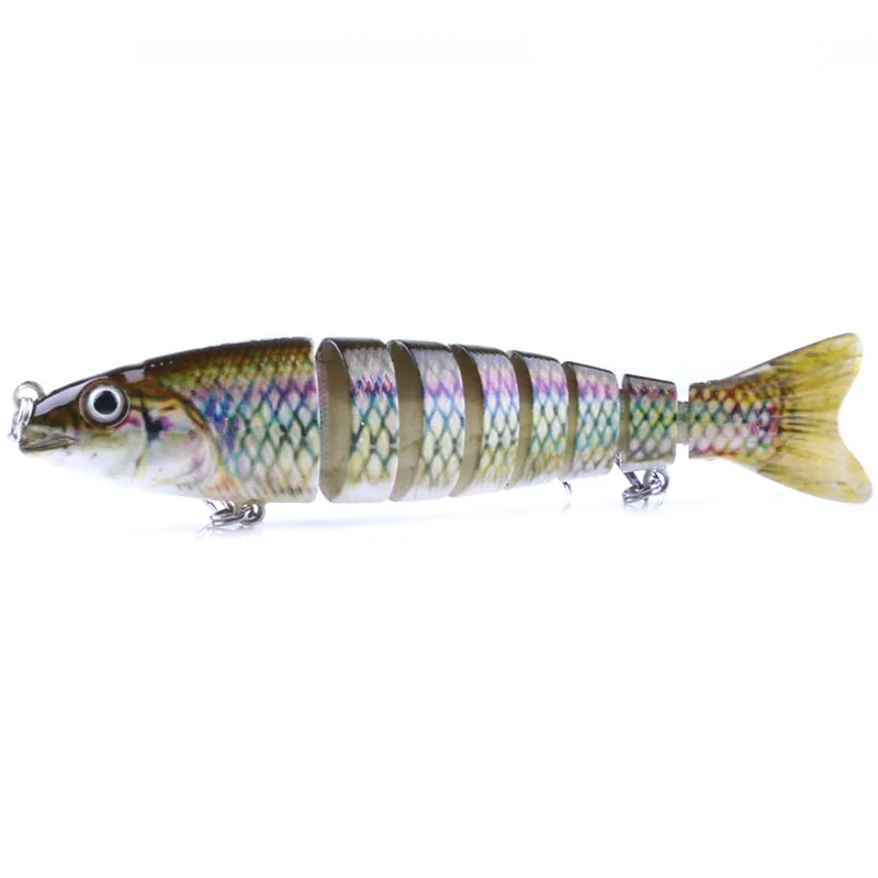 HENGJIA 12.7cm 18g 6#hooks hard plastic jointed minnow fishing lures artificial wobblers swimbaits trout pesca crankbaits | Спорт и