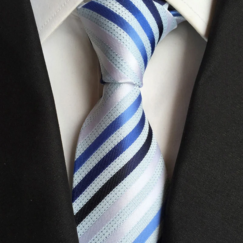 Деловые галстуки 8 см зеленый желтый полосатый мужской галстук Gravatas мужские