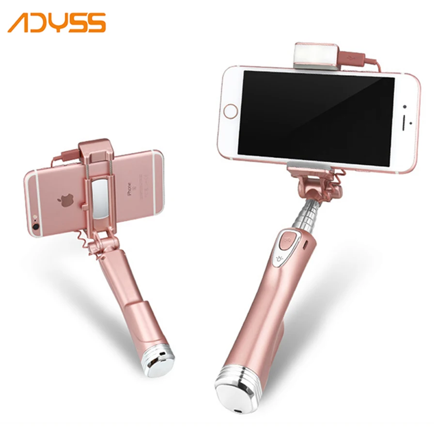 Adyss Перш self пало Pau de палка для селфи Bluetooth с зеркалом Android IPhone Телефон монопод