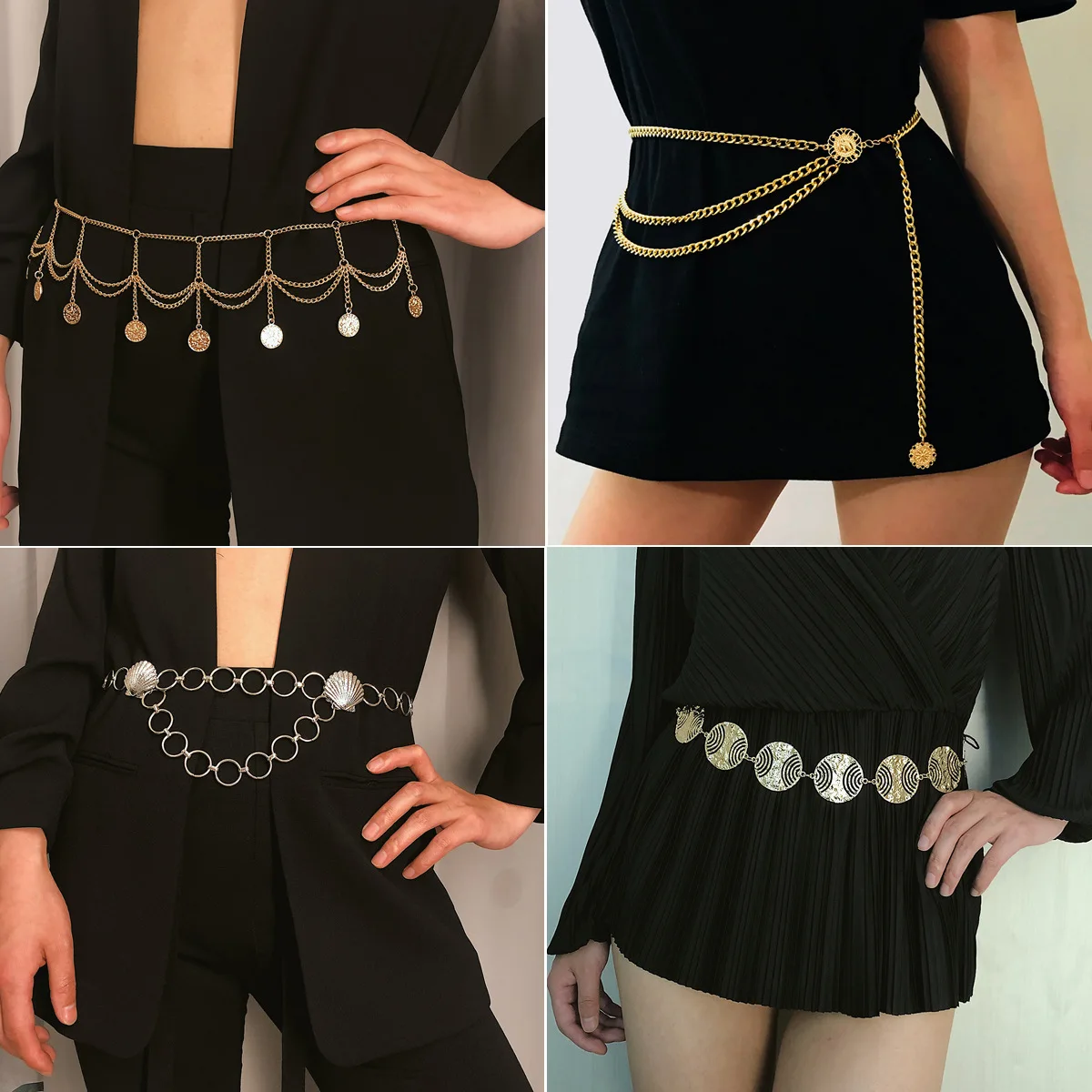 CETIRI, модный пояс-цепочка с кисточкой для женщин, платье, пояс, высокое качество, серебро, золото, металлические ремни, женский пояс, женские джинсы