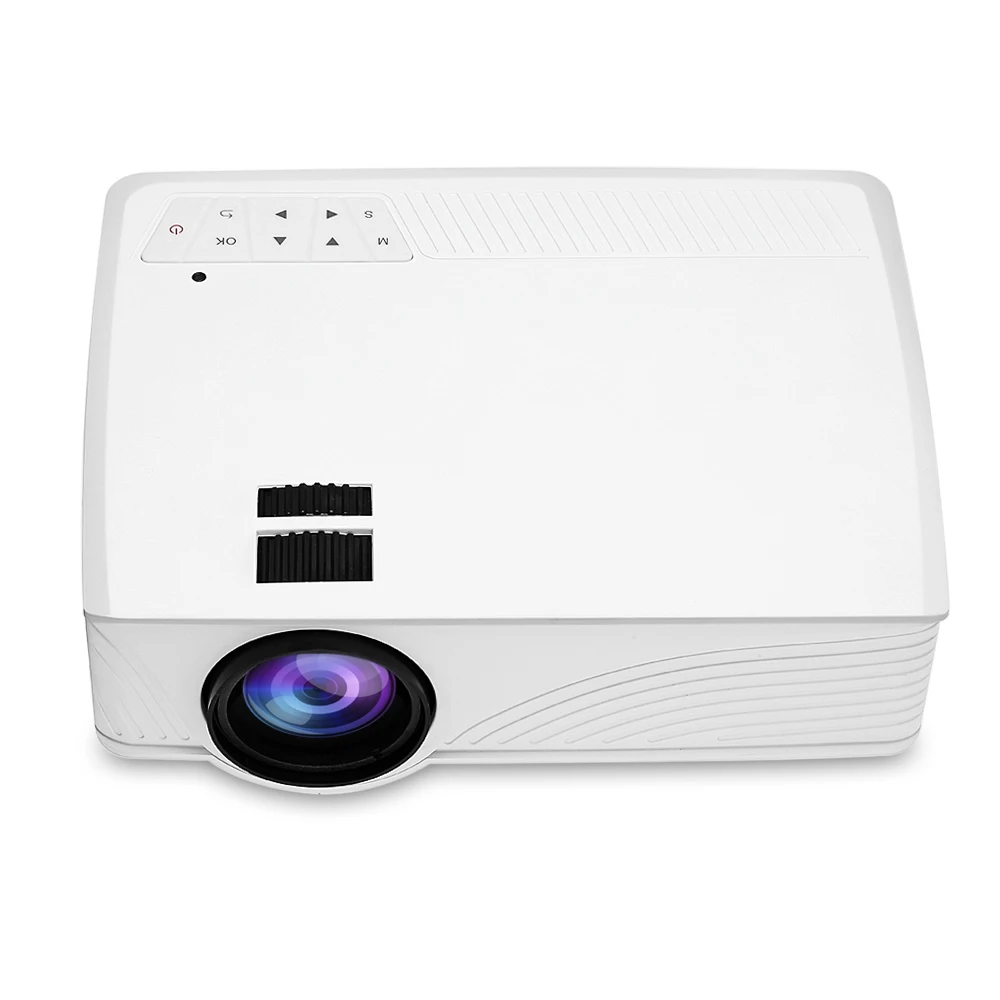 Exquizon GP12 светодиодный проектор портативный 800x480P 2000 люмен поддержка 1080P для