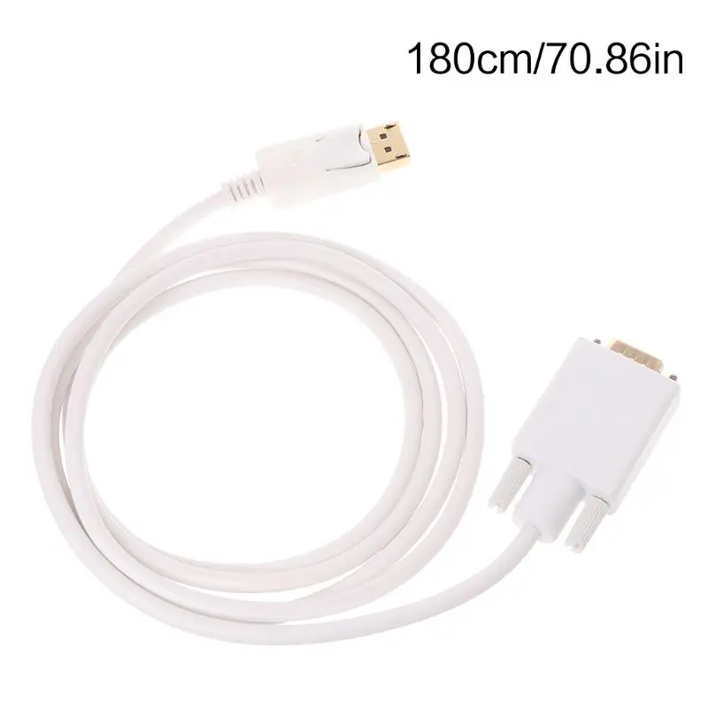 Displayport to VGA Cable Converter Adapter Wire for HP Dell Asus Lenovo PC Laptop Monitor |