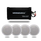 Bluetooth-усилитель, 500 Вт, 4 канала, USB, MP3, AUX, RCA, 4 дюйма