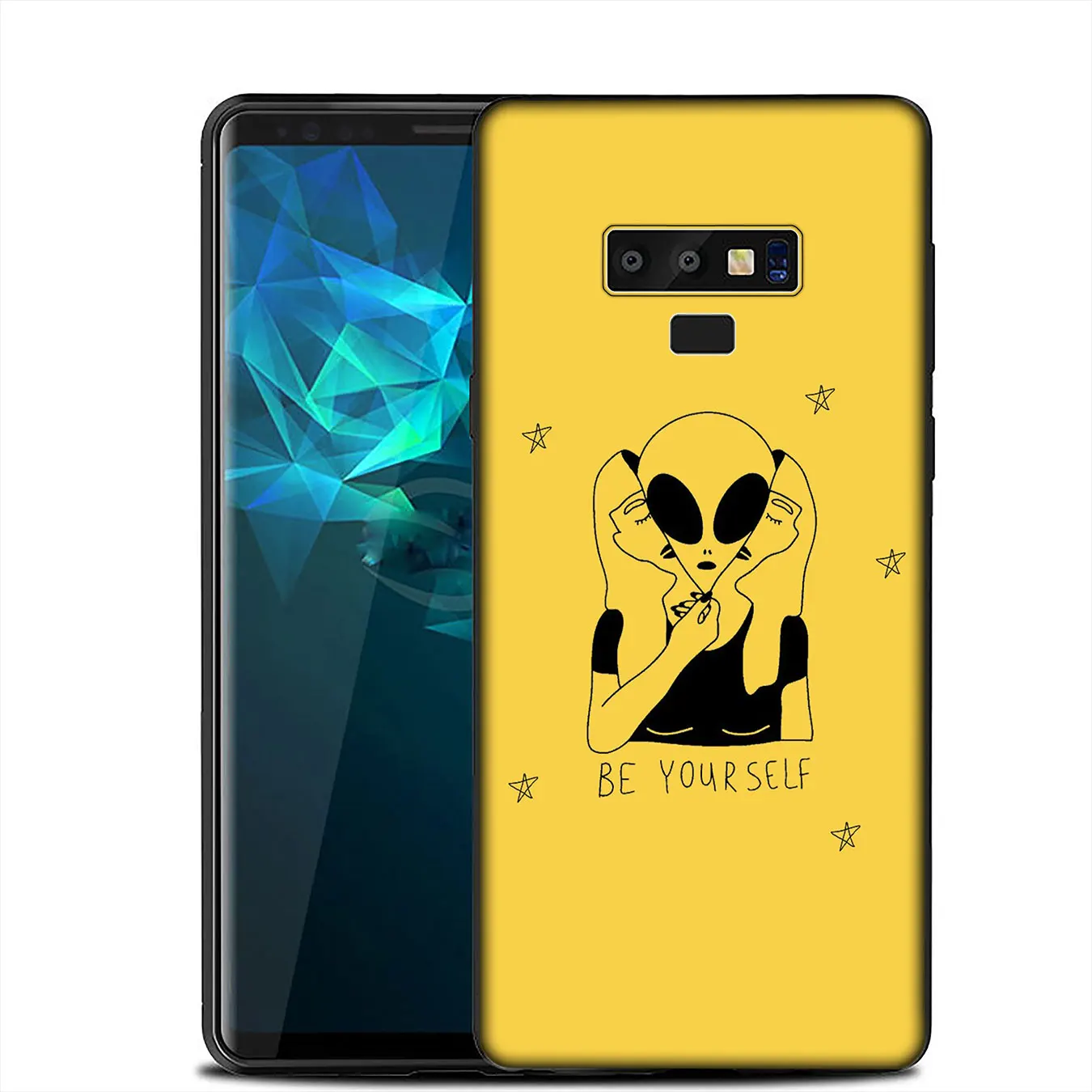 IYICAO Cute anime art Dog Soft Silicone Case for Samsung Galaxy A6 A9 A8 A7 2018 A3 A5 2016 2017 Note 9 8 10 Plus Lite |