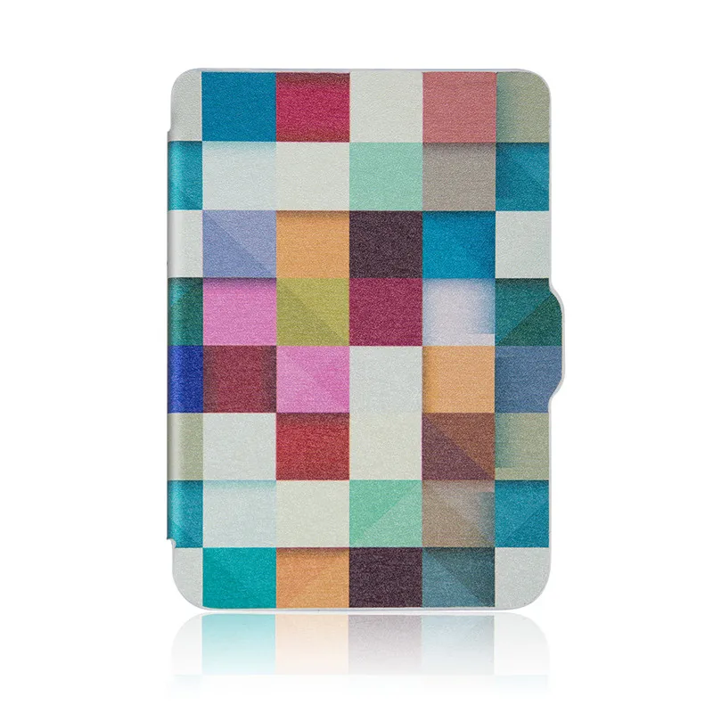 Magic cube Ультратонкий умный чехол из искусственной кожи с рисунком на магните для kobo Clara N249, Прозрачный HD 6,0 электронные книги, защитный чехол+ пленка+ стилус - Цвет: Magic cube