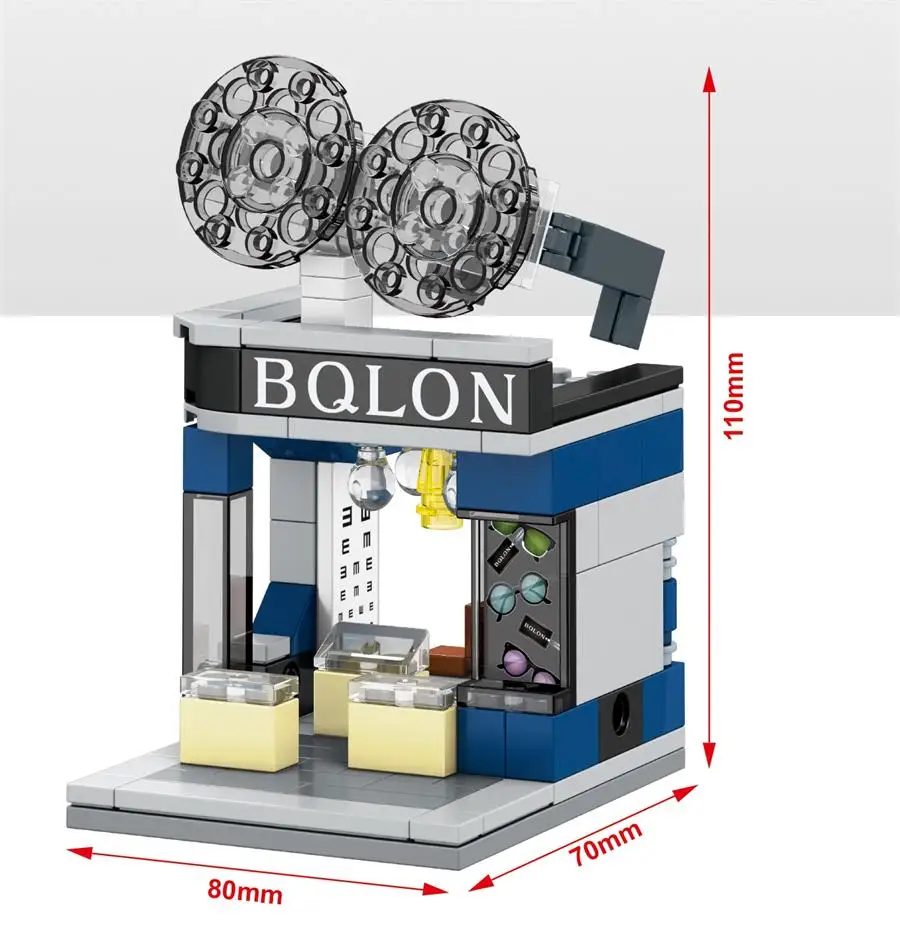 sd6089 Блоки sembo Mini Street Shop Строительные кирпичи милый микро магазин модель супер рынок Развивающие детские игрушки забавные подарки для детей - Цвет: sd6089