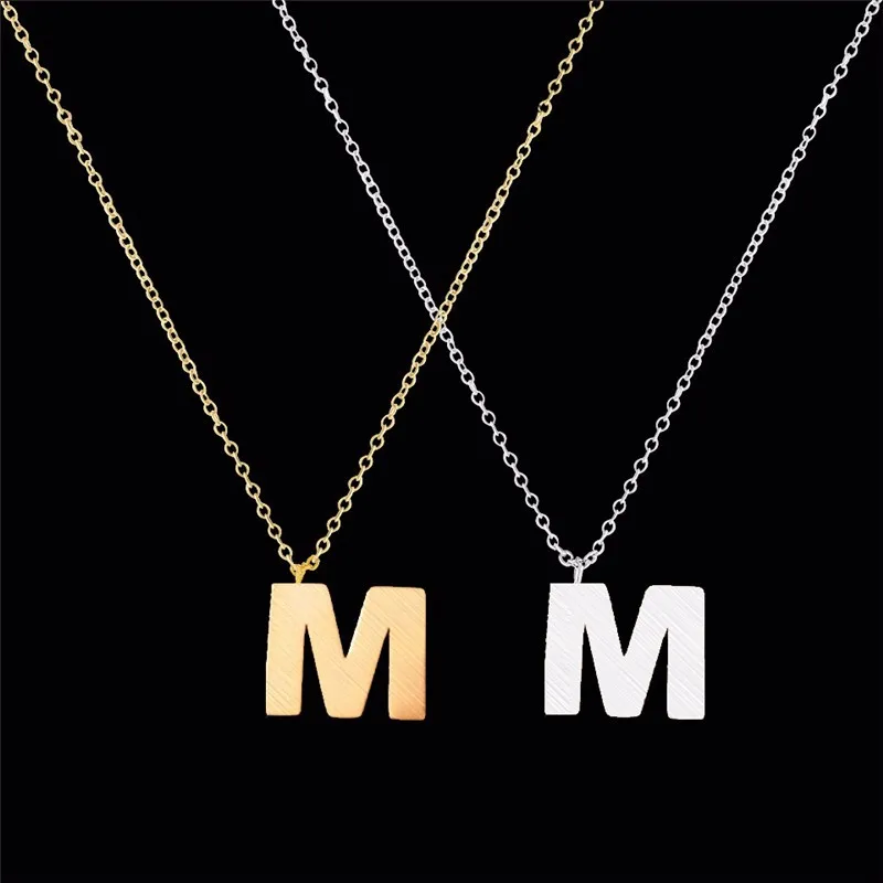 10pcs/lot &quotA B C D E F G H I J K L M N O P Q R S T U V W X Y Z&quot Uppercase Letter Choker Necklace For Women Party Gift Jewelry |