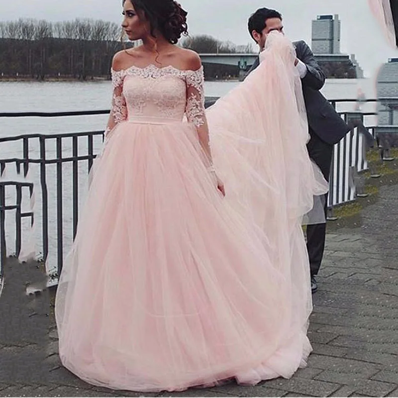 Роскошный тюлевый топ с вырезом лодочкой кружевные вечерние наряды аппликацией