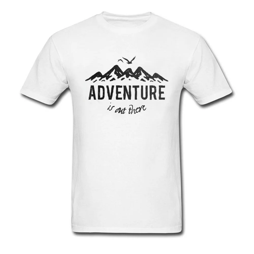 Design Mountain Adventure T Shirt Men's Full Cotton Animal Birds Letters Print  Men T-Shirt Coming Adventure Summer Tops Tees