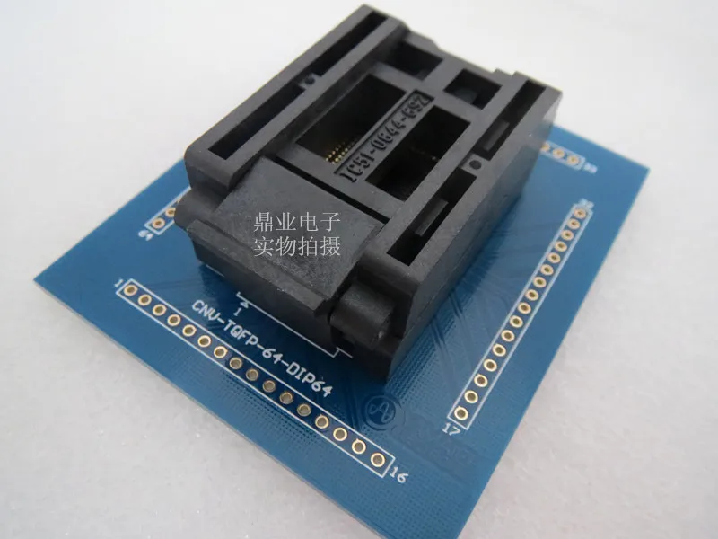 QFP64 TQFP64 IC51 0644 692 burn в гнездо золотое покрытие IC Тесты ing сиденье скамья| |