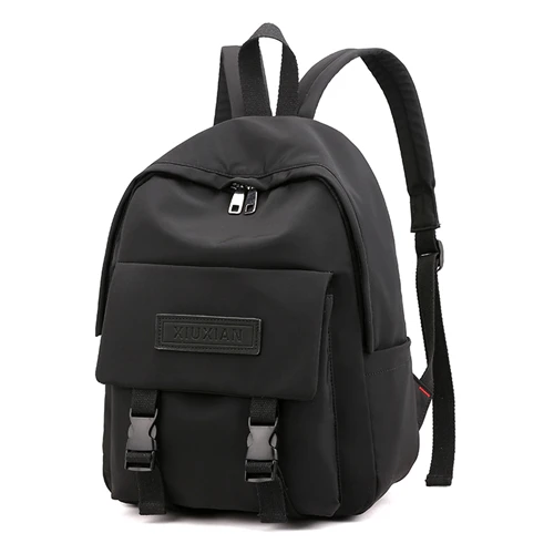 Gaoge милый женский рюкзак с рисунком из мультфильма Mochila для девочек и мальчиков, дорожный рюкзак с милым принтом кота, сумка на плечо для подростков - Цвет: Black