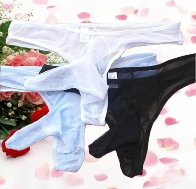 2017 партия мужские трусы прозрачный рукав для пениса Эротическое нижнее белье