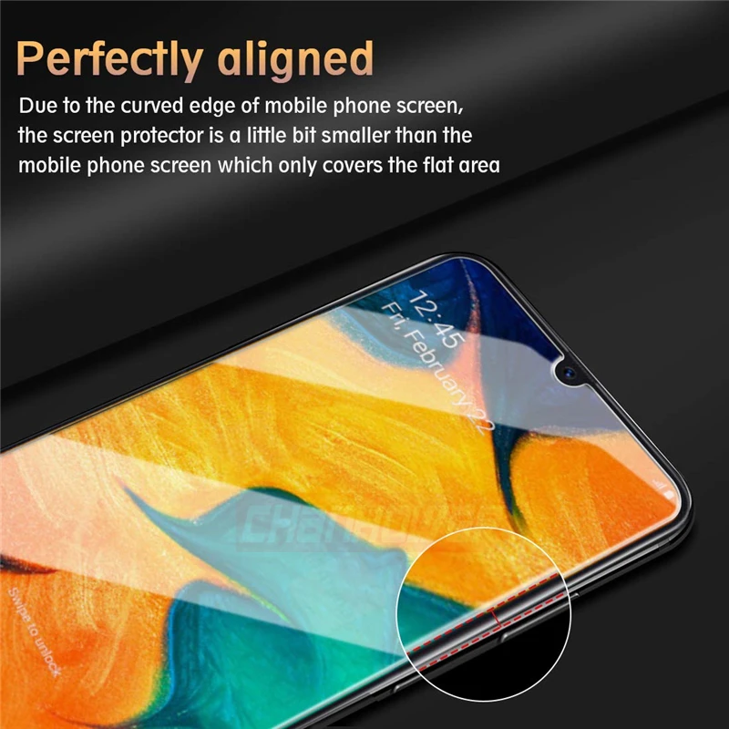 9H закаленное стекло для Samsung galaxy A50 A505F A70 A705F защита экрана на Galaxy A10 A30 A40 M10 M20