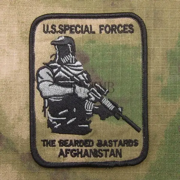 A TACS FG Devgru NSWDG бородатые ублюдки Военная Тактическая вышивальная нашивка B3024|embroidery