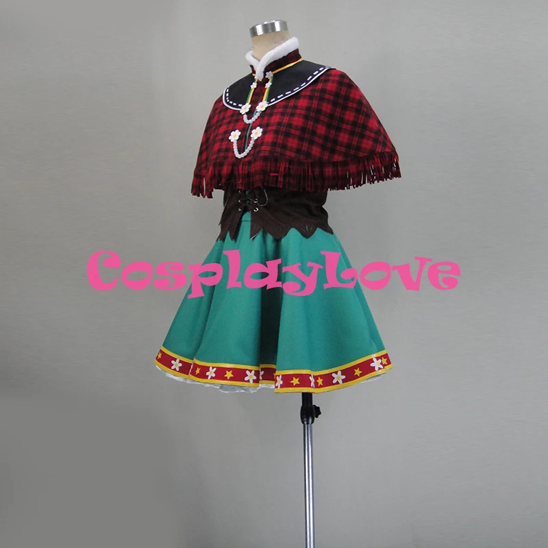 Сделанный на заказ японский аниме Love Live! Отлично! Костюм для косплея Hanayo Koizumi с