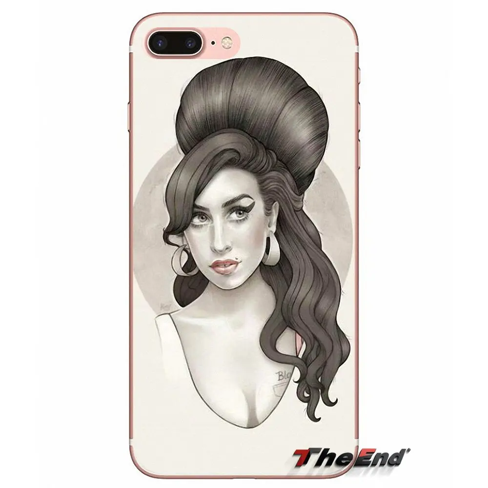 UK Girl Singer Amy Winehouse Art мягкий чехол для iPhone X 4 4S 5 5S 5C SE 6 6S 7 8 Plus Samsung Galaxy J1 J3 J5 J7 A3 A5 2016 2017 |