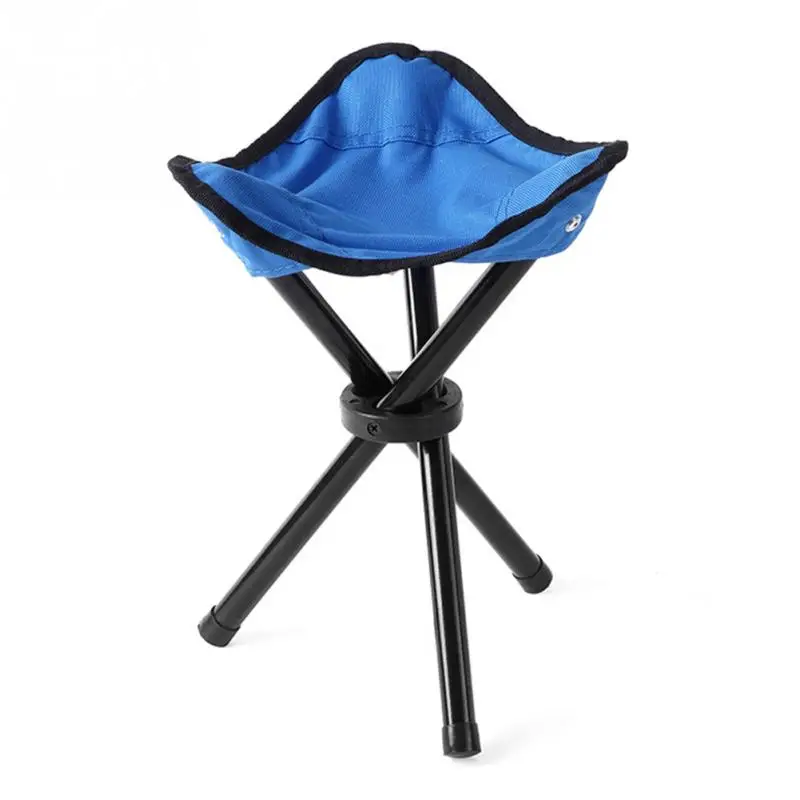 Портативный Малый трехногий стул складной рыбалка уличная Парковая