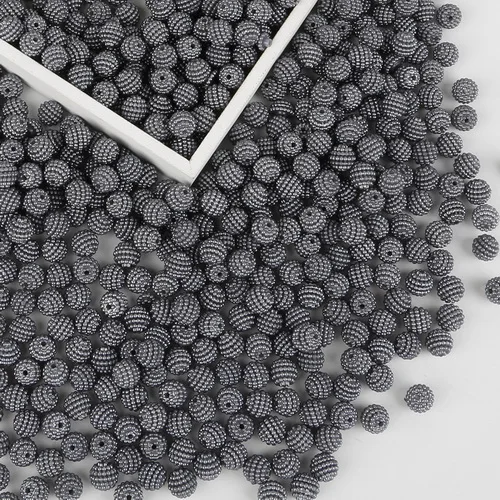 Dark Grey 17 цветов 10 мм пластик ABS бусина в виде жемчужины отверстие 1,5 мм Waxberry форма бусины для DIY Ювелирная фурнитура для рукоделия аксессуары для одежды - Цвет: Dark Grey