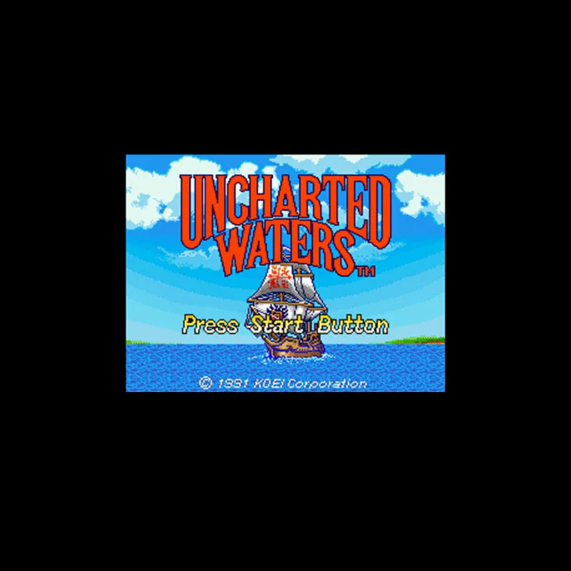 Uncharted Waters NTSC Version 16 Bit 46 Pin Big Gray Game Card для игроков в США|Картриджи| |