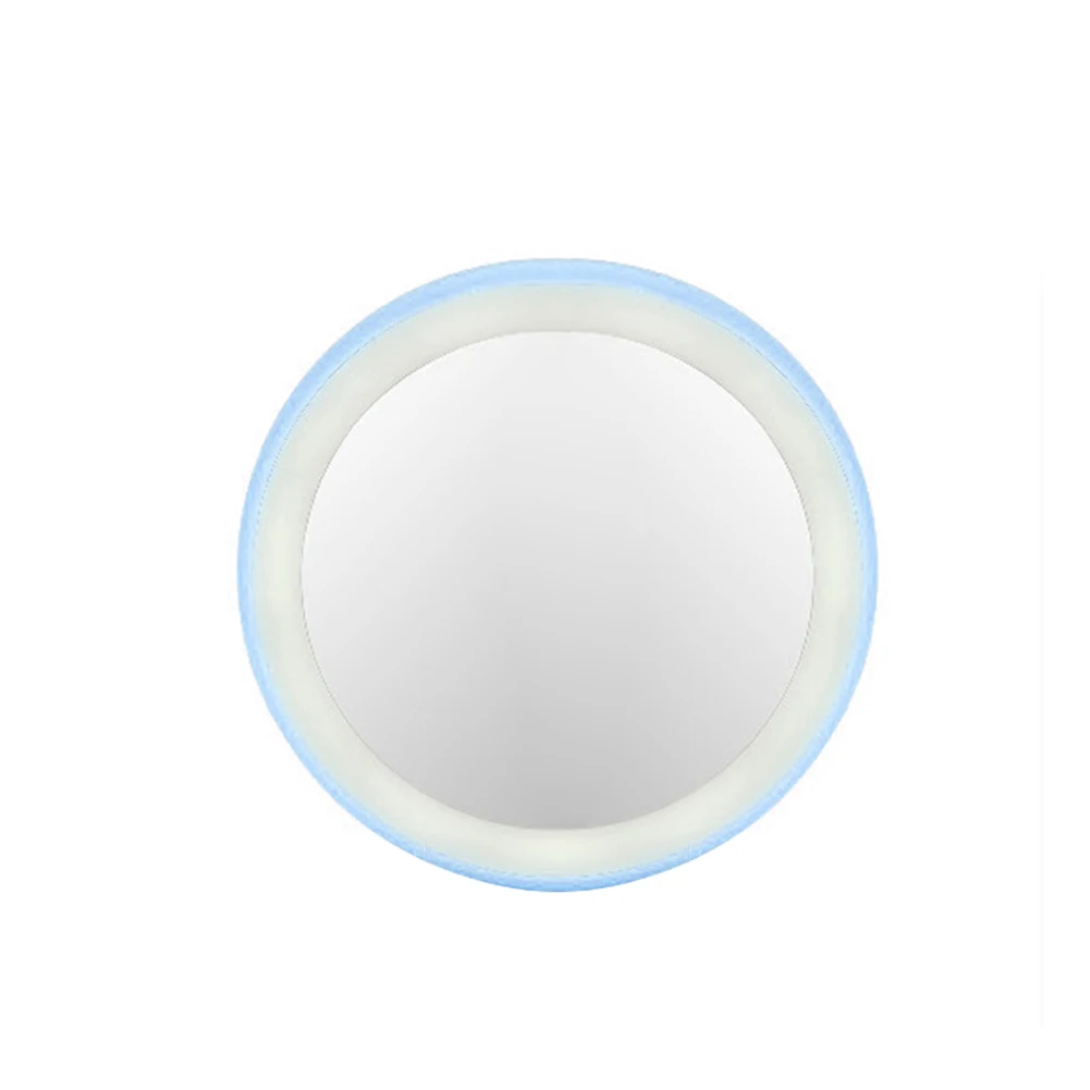 Hottest Rechargeable Mini Portable Round HD Makeup Cosmetic Mirror with 12LED Lights