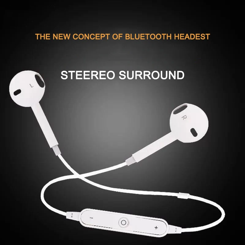 Высокое качество S6 Спортивные Беспроводные наушники Bluetooth спортивные для