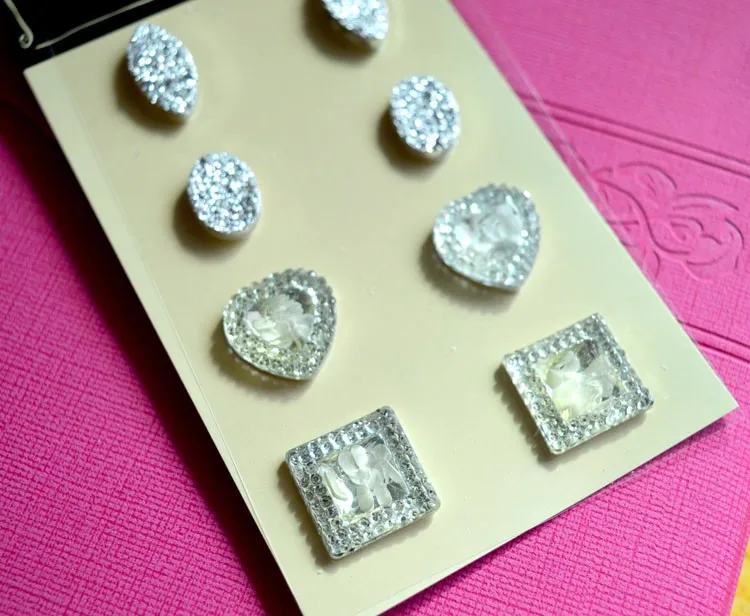 Love Oval Square Jewel Buttons Self-adhesive Stickers for Scrapbooking Happy Planner/Card Making/Journaling Project | Дом и сад