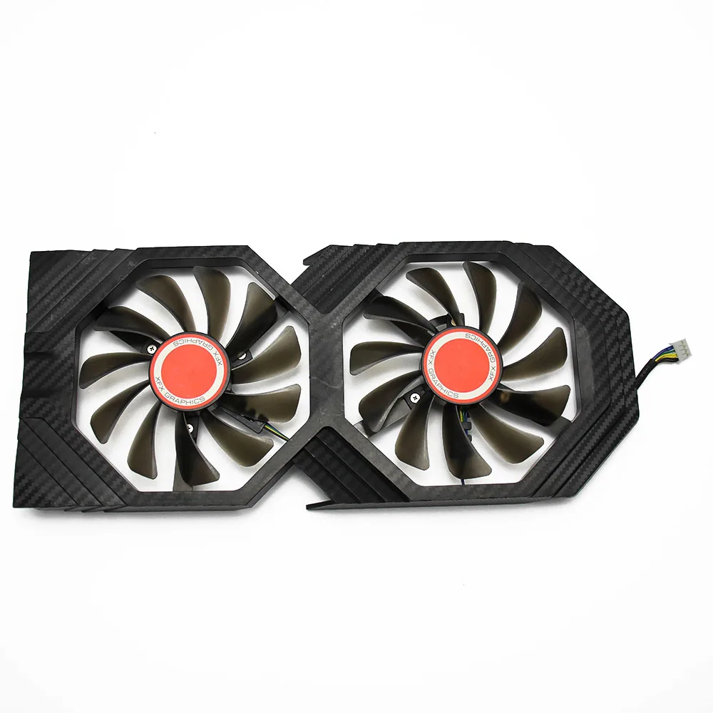 2 шт./компл. 95 мм FDC10U12S9-C CF1010U12S XFX RX580 GPU кулер охлаждающий вентилятор для HIS RX 580 Grahics карты Замена VGA