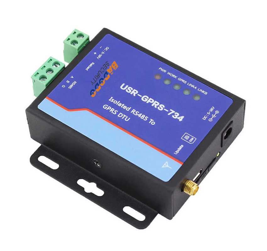 USR GPRS232 734 GSM модем RS485 Порт GPRS DTU Поддержка SMS сети по командам HTTPD