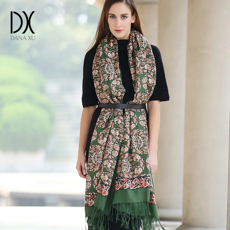 New 2019 Women Winter Scarf For Wool and Silk And Shawl Warm Female Plaid echarpe Face Shield |