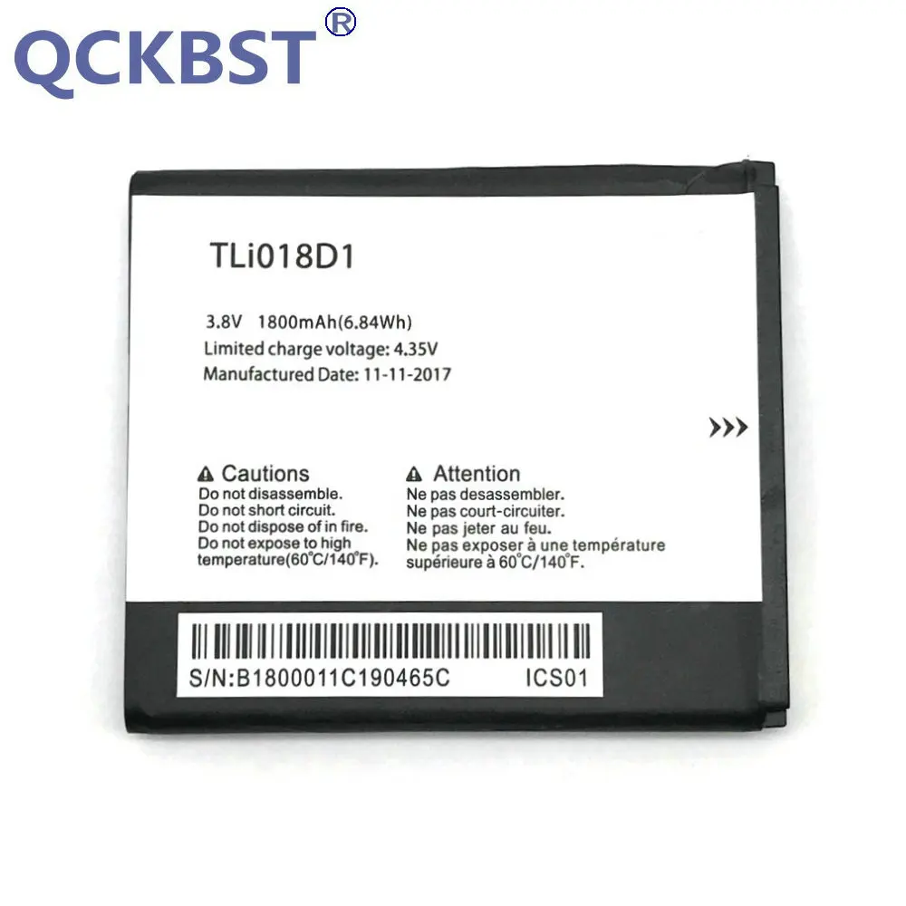 1 шт. 100% высококачественный аккумулятор TLi018D1 для Alcatel one touch D5 Dual 5038x Pop 3 5015D|battery for