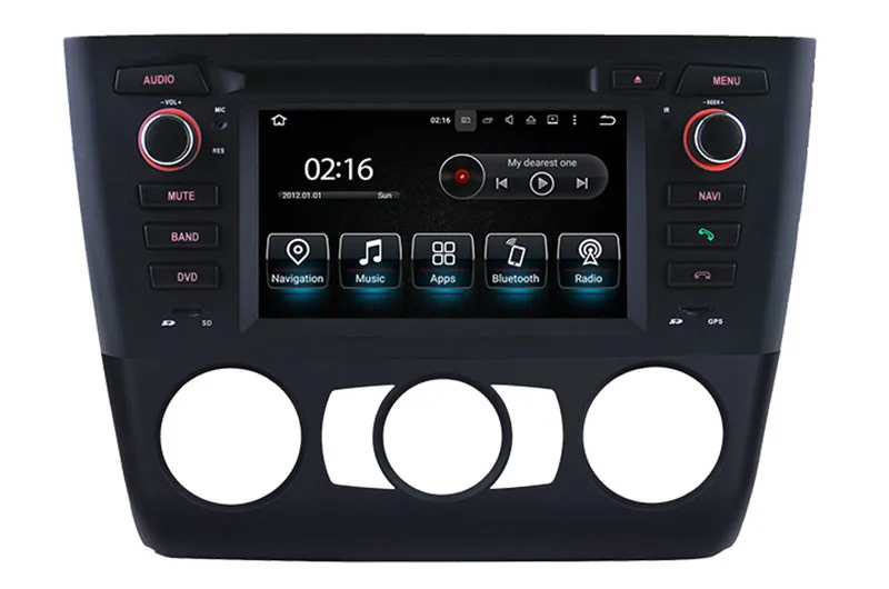Android 8 0 Автомобильный DVD плеер для BMW 1 серии E81 E82 E88 E87 руководство с GPS навигацией