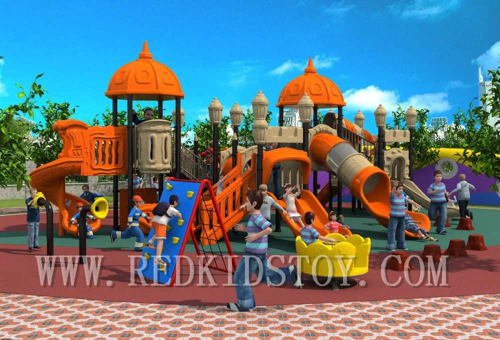 Exported to North America Door Service TUV Approved Outdoor Playground Structure HZ-D7033A for Kids | Спорт и развлечения