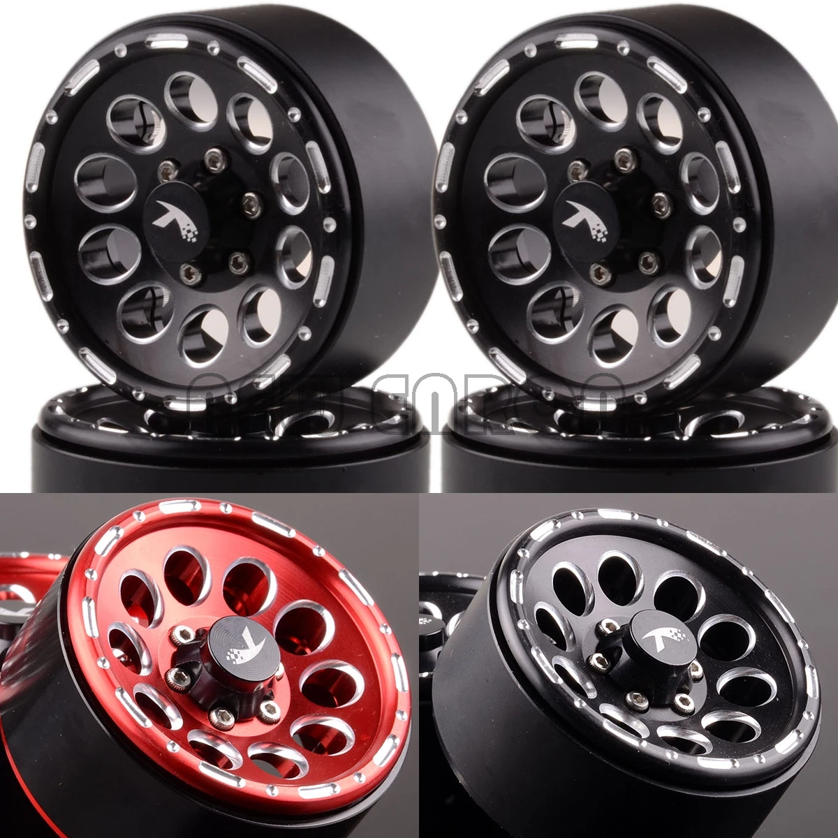 Новые алюминиевые колесные диски ENRON 4P 1 9 &quotдля рок гусеничного осевого TRX 4 HPI Tamiya