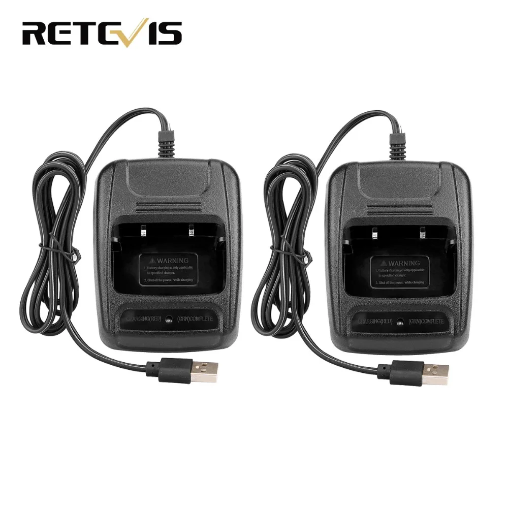 Зарядное устройство для литий ионных аккумуляторов Retevis H777 Baofeng 888S 2 шт.