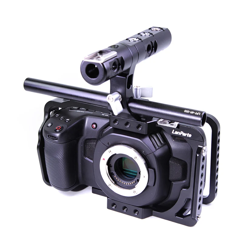 Lanparte BMPCC 4K камера Полный Корпус с SSD T5 зажим для Samsung Blackmagic дизайн карманная
