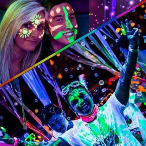 Супер ярко светится в темноте на окружающую среду флюоресцентным порошком