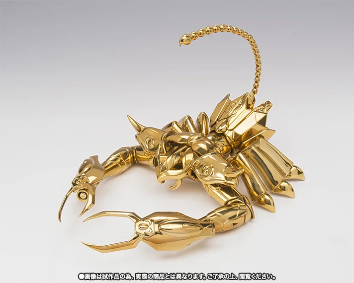 Аниме &quotSaint Seiya&quot Оригинальный BANDAI Tamashi Наций Saint Cloth миф экс фигурка Скорпион Milo