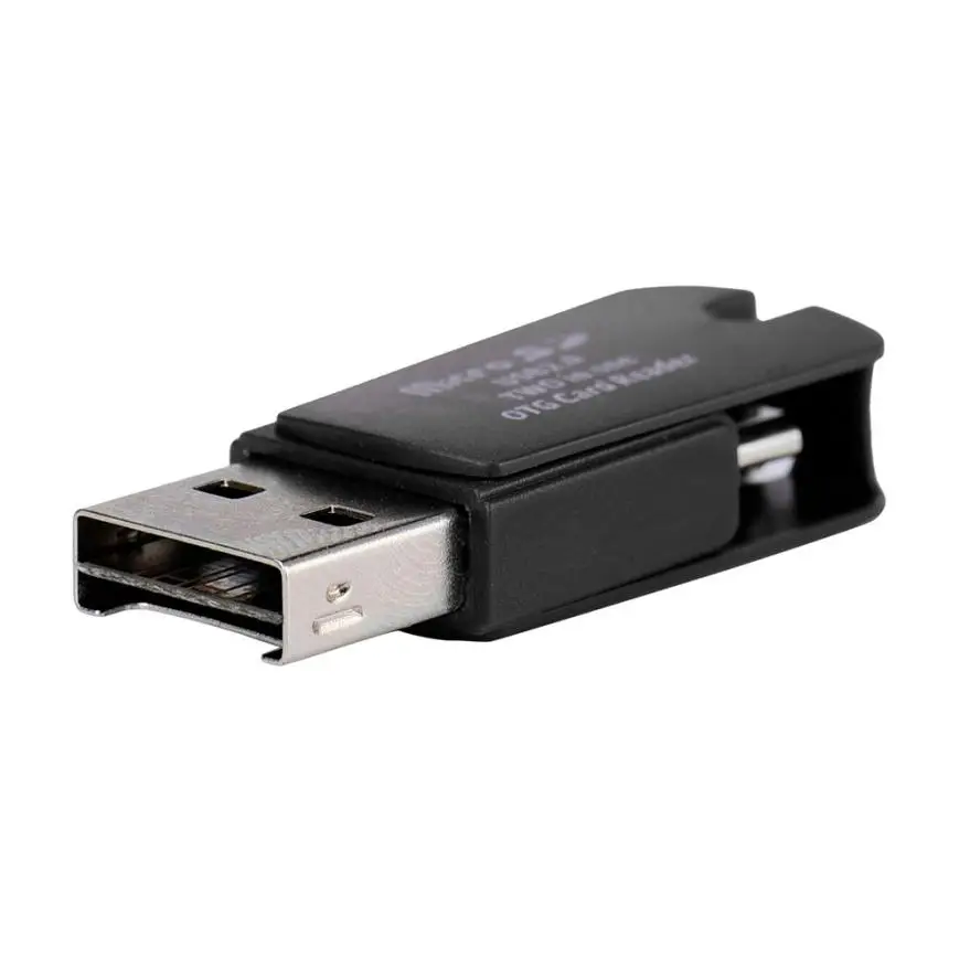 Горячая продажа считыватель смарт карт высокоскоростной Мини OTG USB 2 0 Micro SD TF T Flash