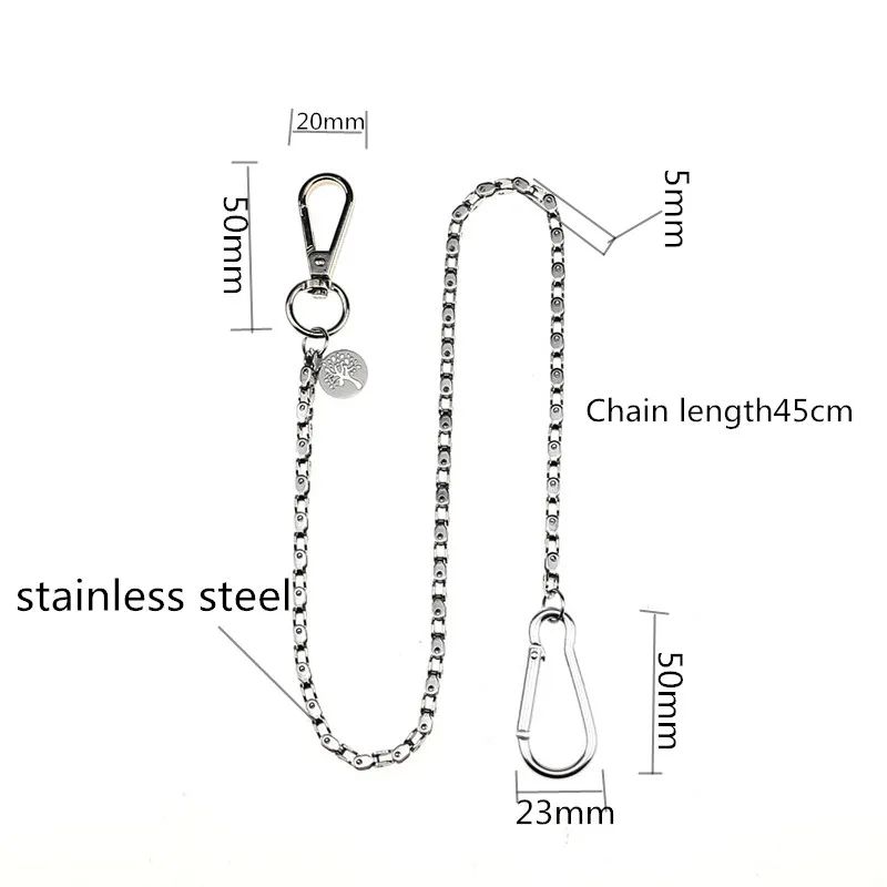 Новинка 2019 цепочка-кошелек из нержавеющей стали велосипедная цепочка в стиле