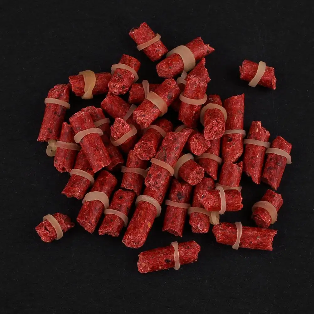 Один мешок красный рыбий приманки с запахом травы карпа грубое озеро приманка