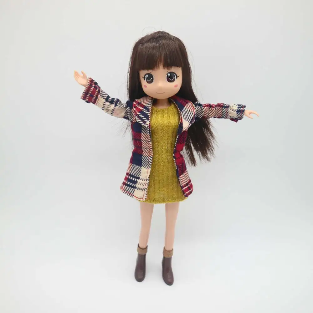 6 25 см, похожие на куклы Azone, японские мультфильмы, куклы для девочек, пластиковые куклы, включая одежду и обувь - Цвет: 6