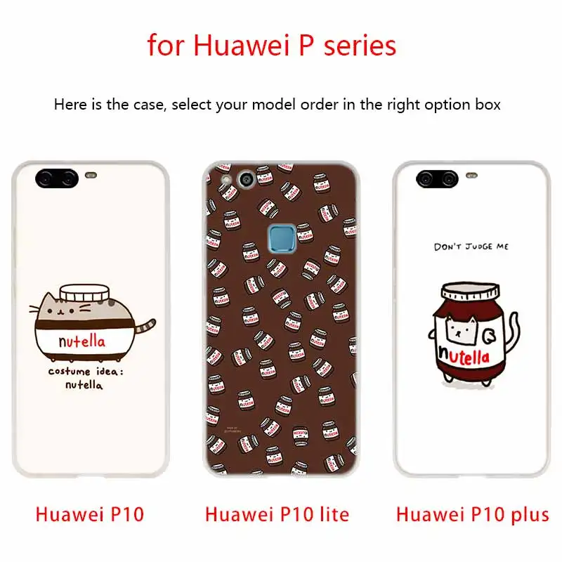 Чехол для телефона с шоколадной едой Tumblr Nutella Huawei P40 P9 P10 P20 P30 Lite чехлы Pro P Smart 2019