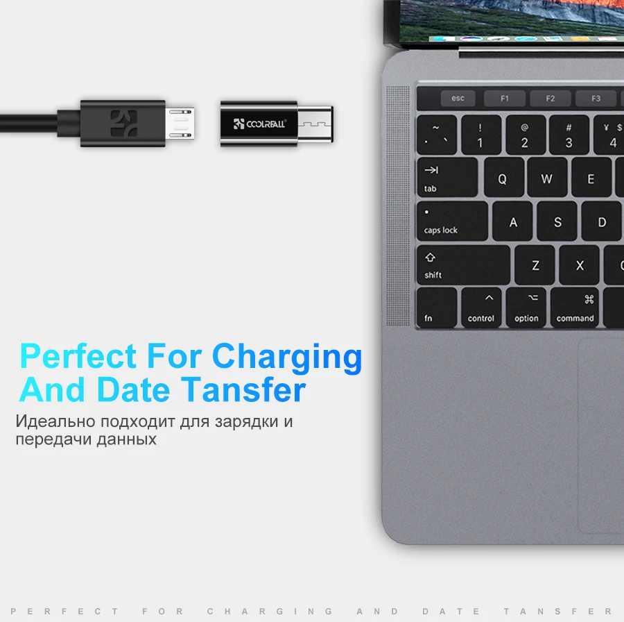 Coolreall 2 шт. usb type C адаптер Micro USB C 3,1 OTG кабель для type C конвертер для Macbook samsung S8 S8+ S9 huawei P20 Pro P10