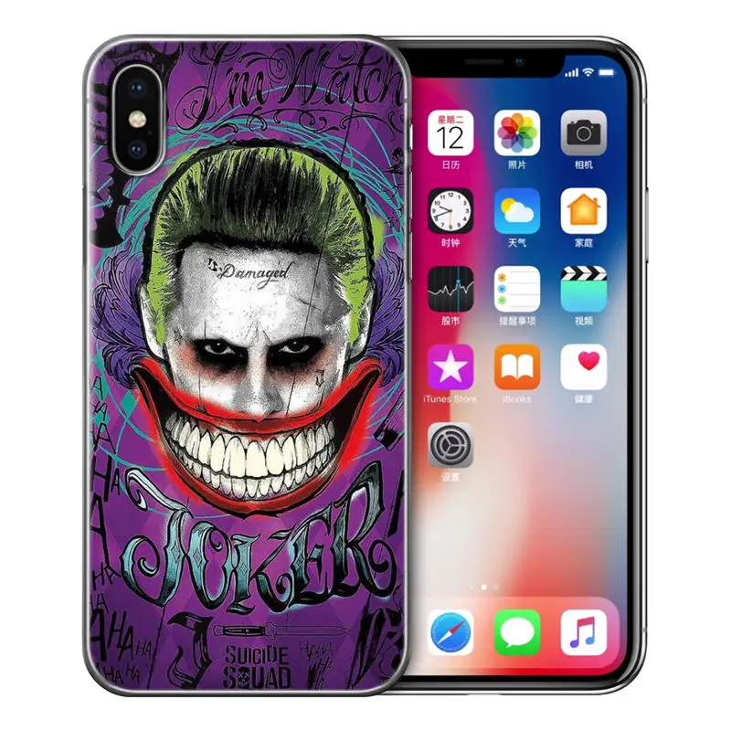 Joker Stitch Soft Silicone TPU phone Case Cover For iPhone 5 5S SE 6 6S 7 8 XS X Max Plus Coque Capa Shell Cute animal luxury |