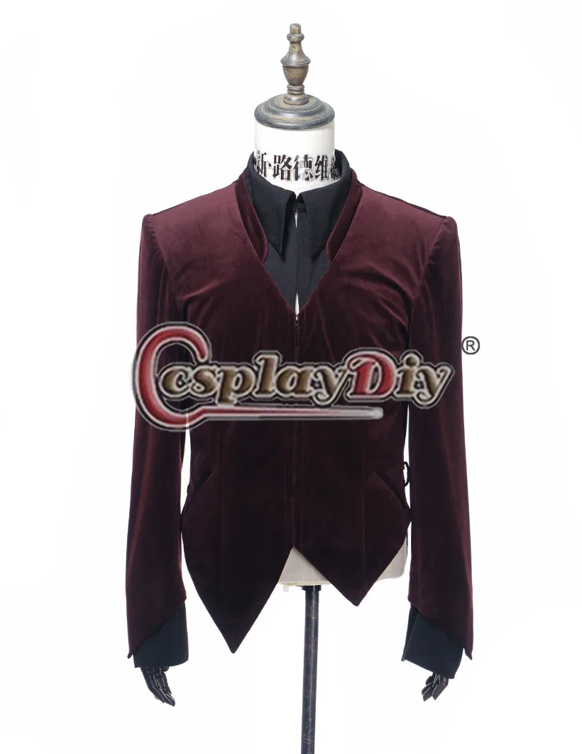 Cosplaydiy средневековое мужское пальто элегантные готические аристократические
