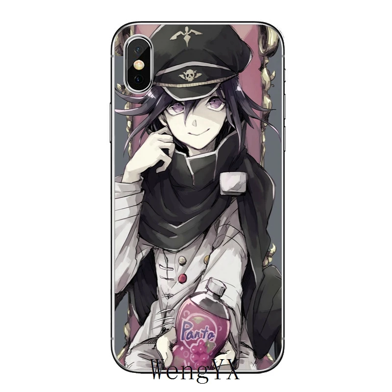 Тонкий, из ТПУ, мягкий чехол для телефона Apple iPhone X XR XS Max 8 7 6s 6 plus SE 5S 5c 5 4S 4 Kokichi Ouma Girl Аниме