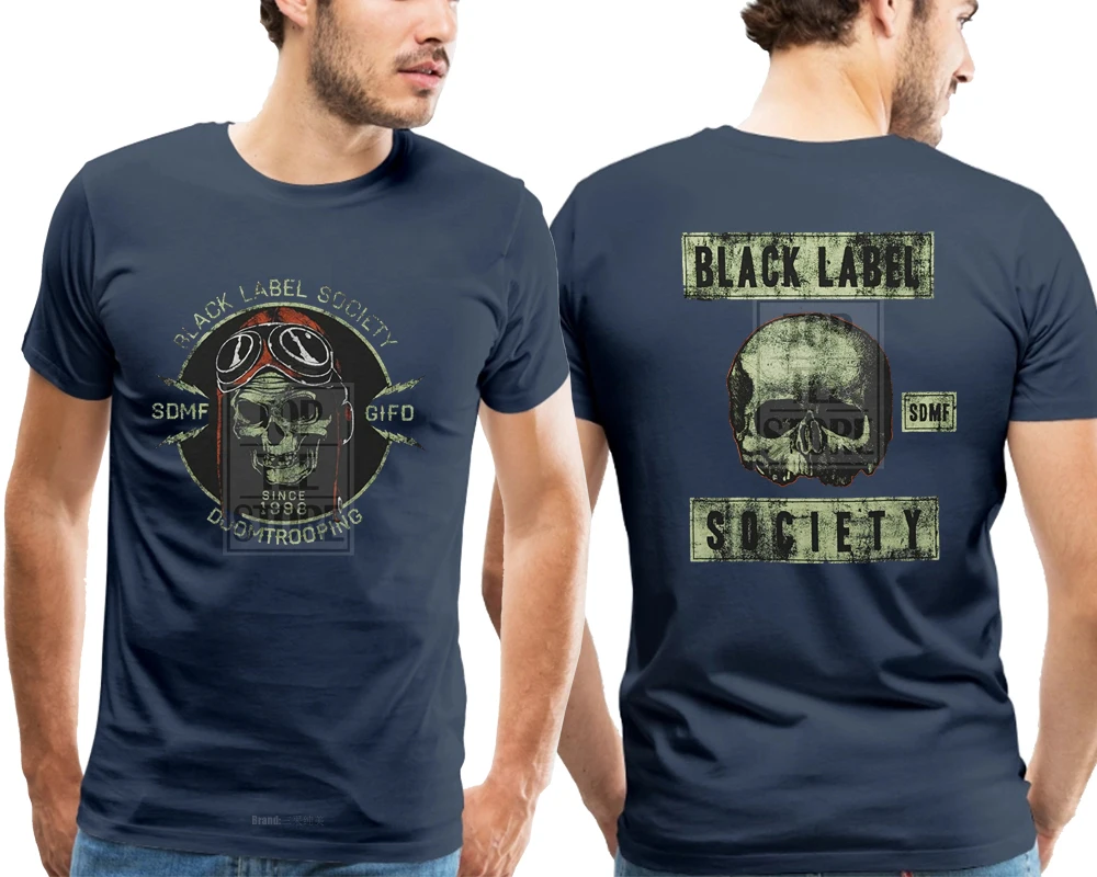 Black Label society Doom Trooper рубашка s m l Xl Xxl 3Xl футболка Официальная футболка - Цвет: Тёмно-синий