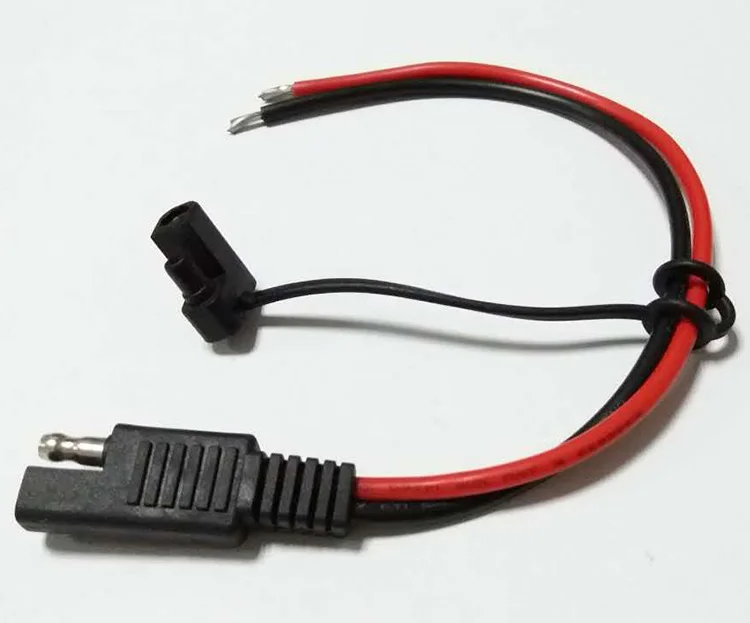 Быстрый разъем SAE водонепроницаемый чехол медный шнур 20A/1015 AWG кабель питания DIY