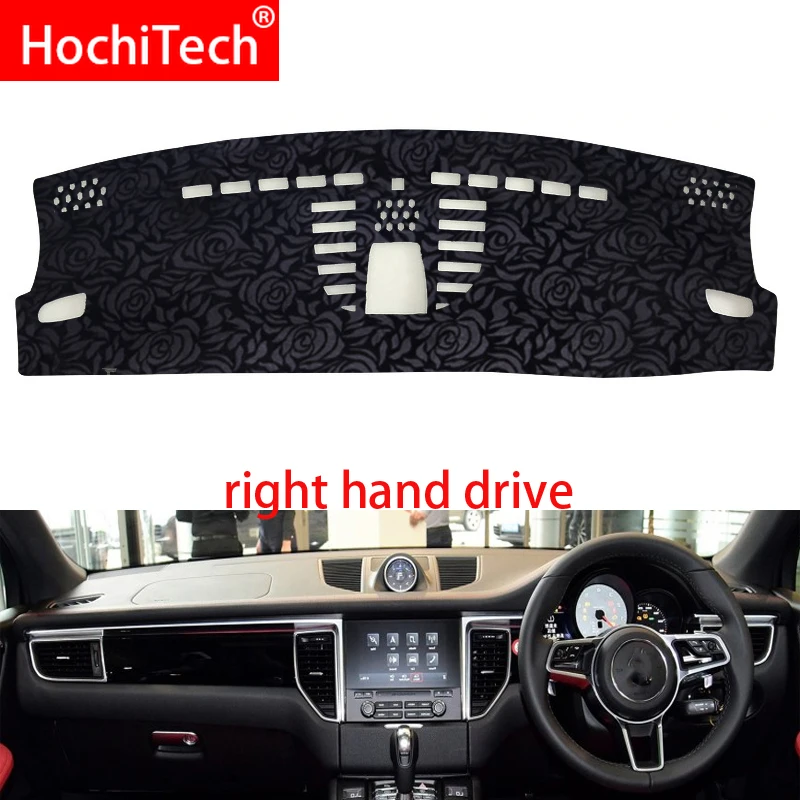 Нескользящий коврик для приборной панели с рисунком розы чехол автомобильная