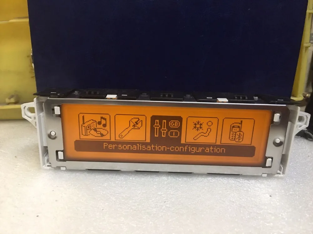 5 шт.! Желтый экран с поддержкой USB двойная зона освещения 12 контактов для Peugeot 307 407